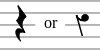 QuarterNoteRest